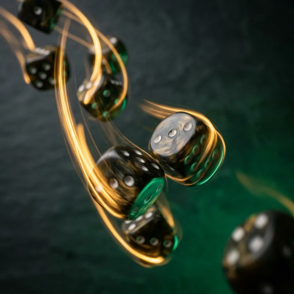 Dice mid-roll